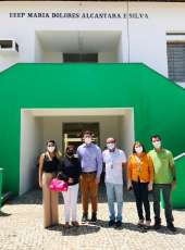 CREDE 9 recebe visita da Secretária Executiva de Gestão da Rede Escolar Oderlânia Leite e sua equipe