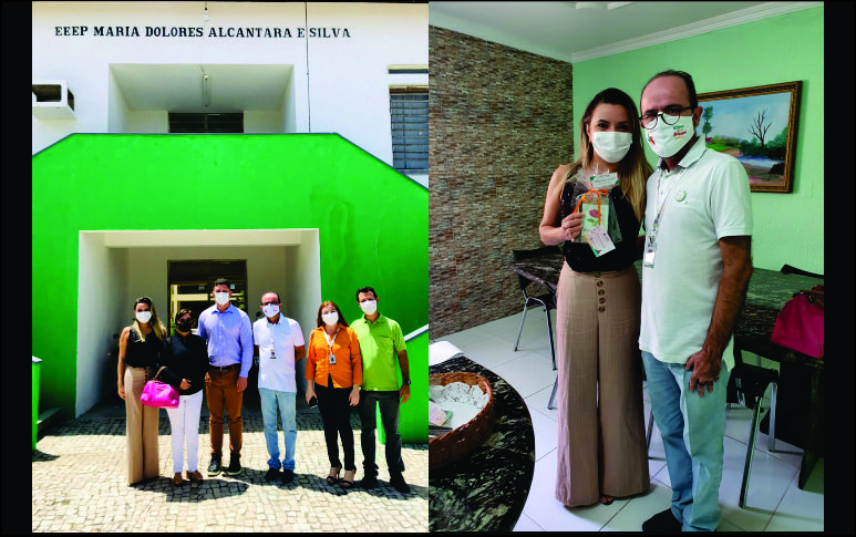 CREDE 9 recebe visita da Secretária Executiva de Gestão da Rede Escolar Oderlânia Leite e sua equipe