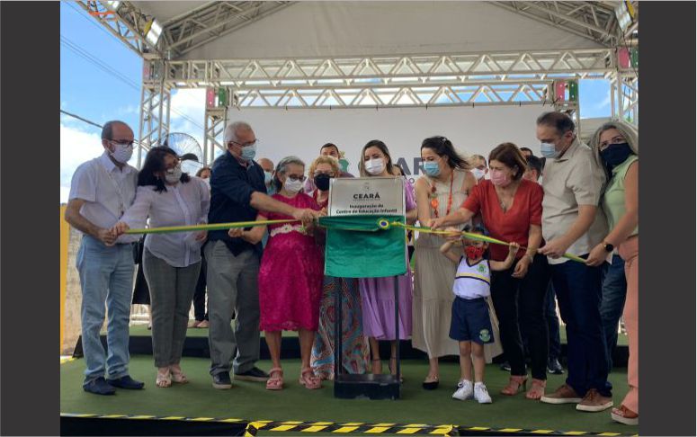 GOVERNO DO ESTADO DO CEARÁ INAUGURA CENTRO DE EDUCAÇÃO INFANTIL EM HORIZONTE
