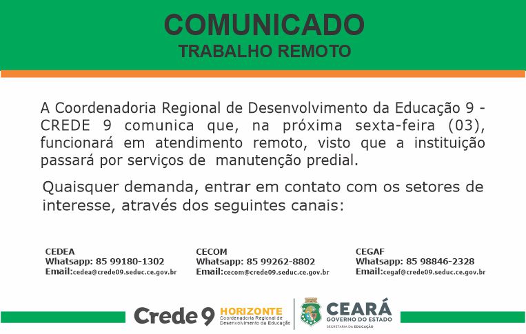 COMUNICADO
