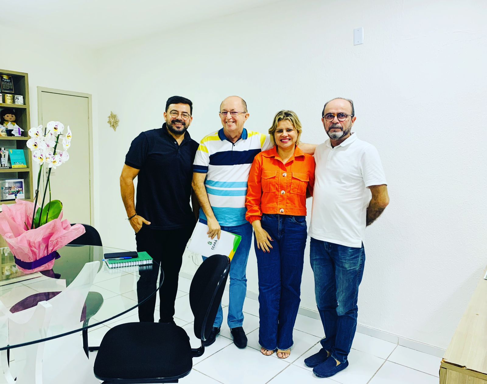 Crede 9 participa de um encontro na Prefeitura Municipal de Beberibe, acolhidos pela Prefeita de Beberibe – Michele Carriello